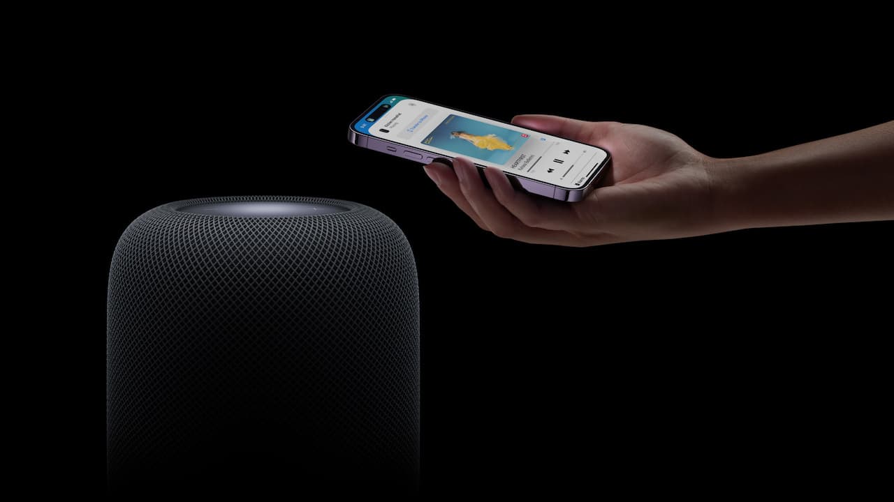 Apple HomePod 2nd Generation 2023 with iPhone