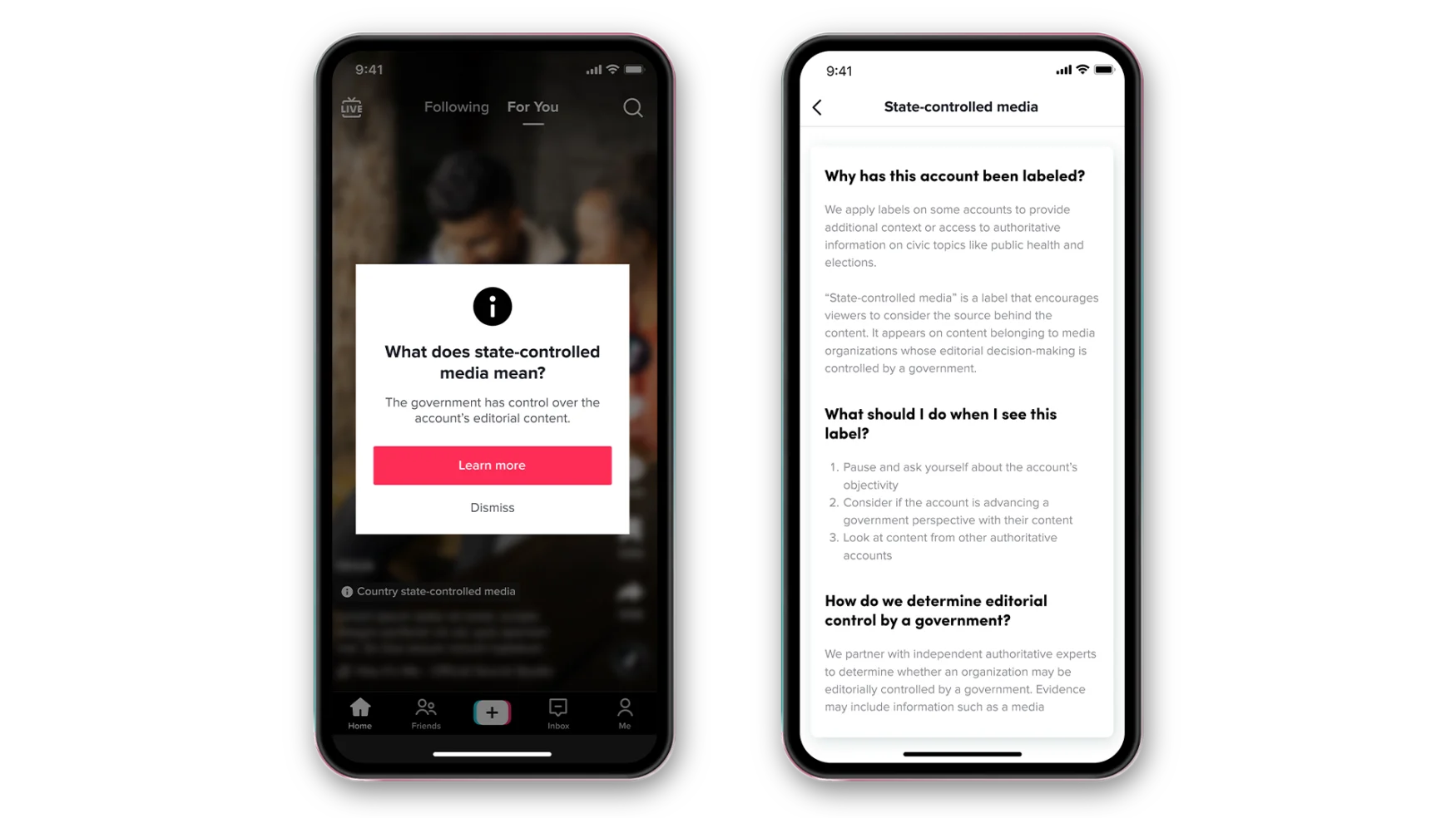TikTok is expanding labels identifying state-run media organizations.
