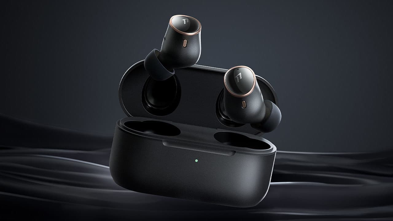 1More Evo Noise Cancelling Wireless Earbuds Black