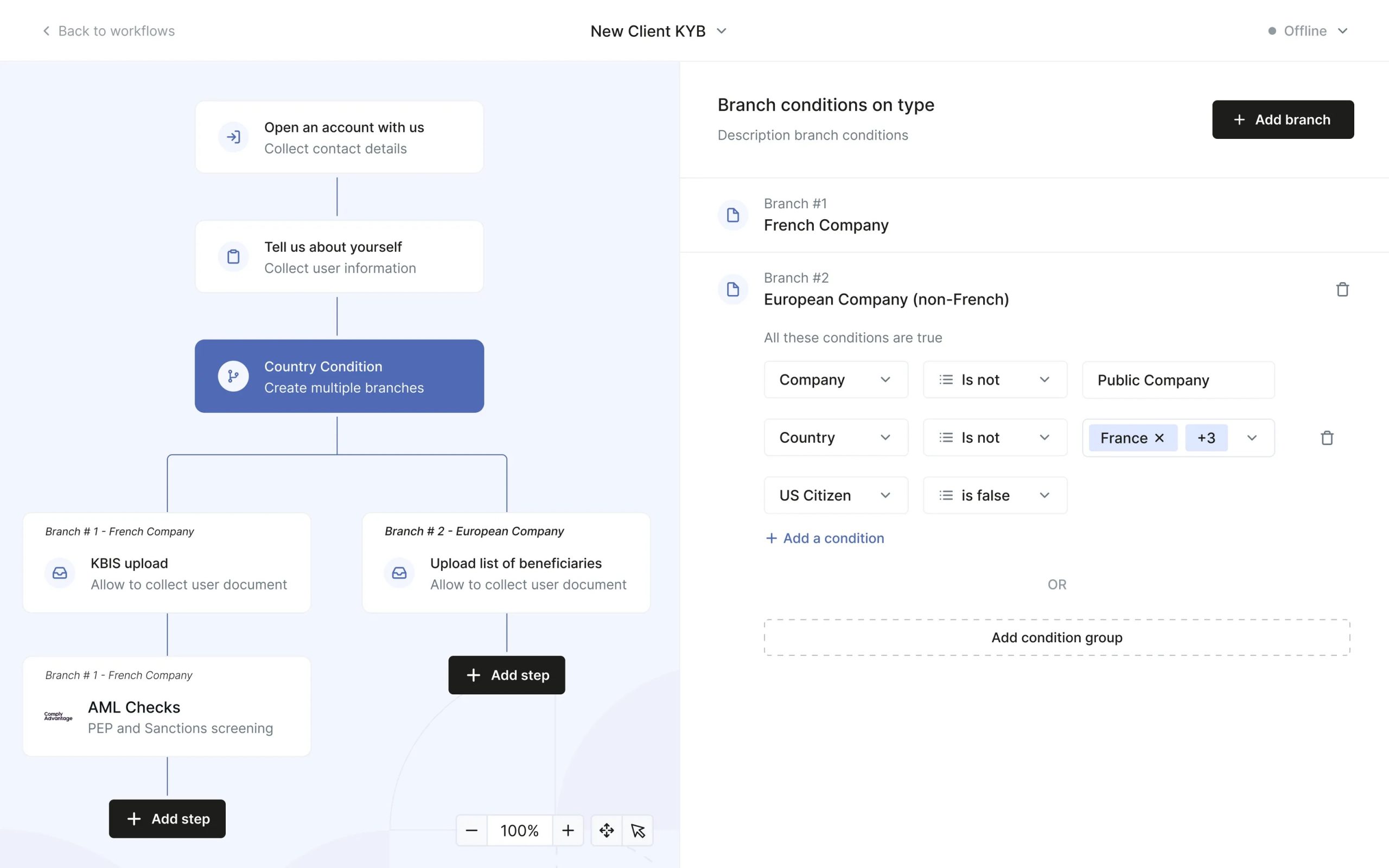 A screenshot of Dotfile's interface