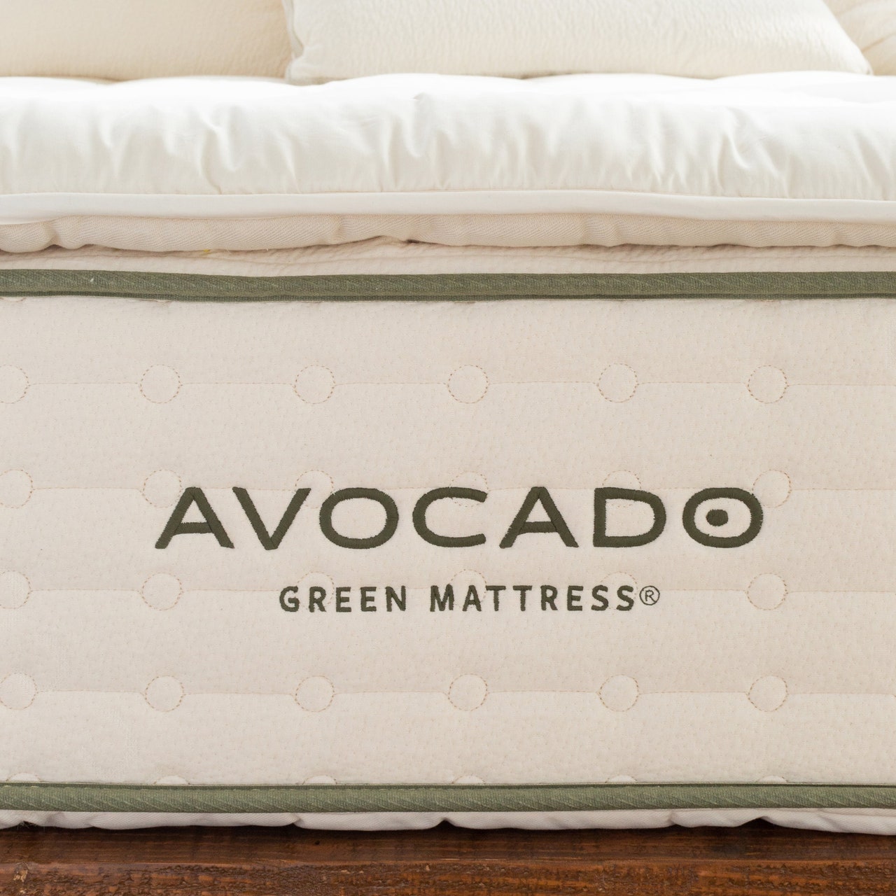 Avocado Green Mattress Alpaca Wool Mattress Topper