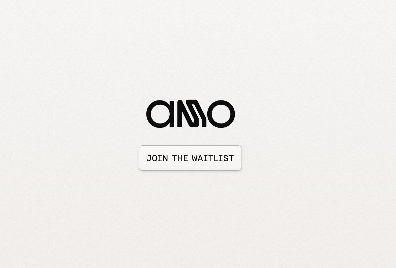 Amo splash screen