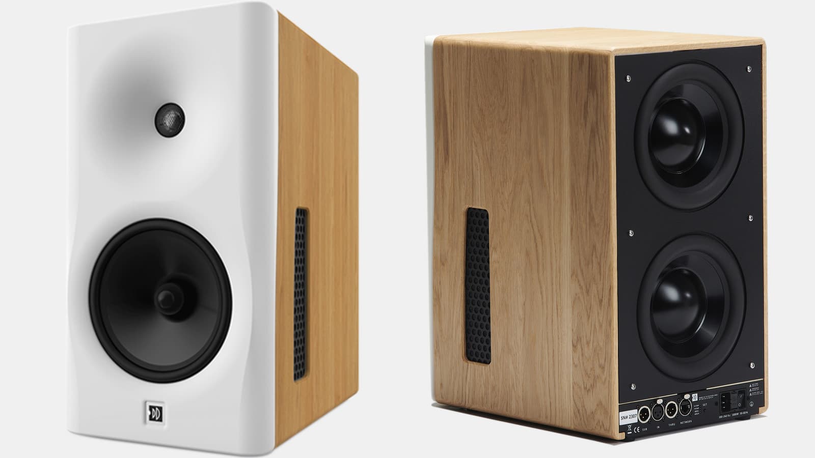 Dutch & Dutch 8c Active Loudspeaker Front and Back