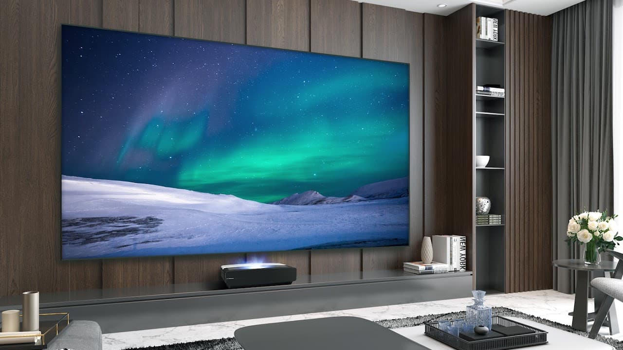 Hisense L5G UST Projector Laser TV Lifestyle