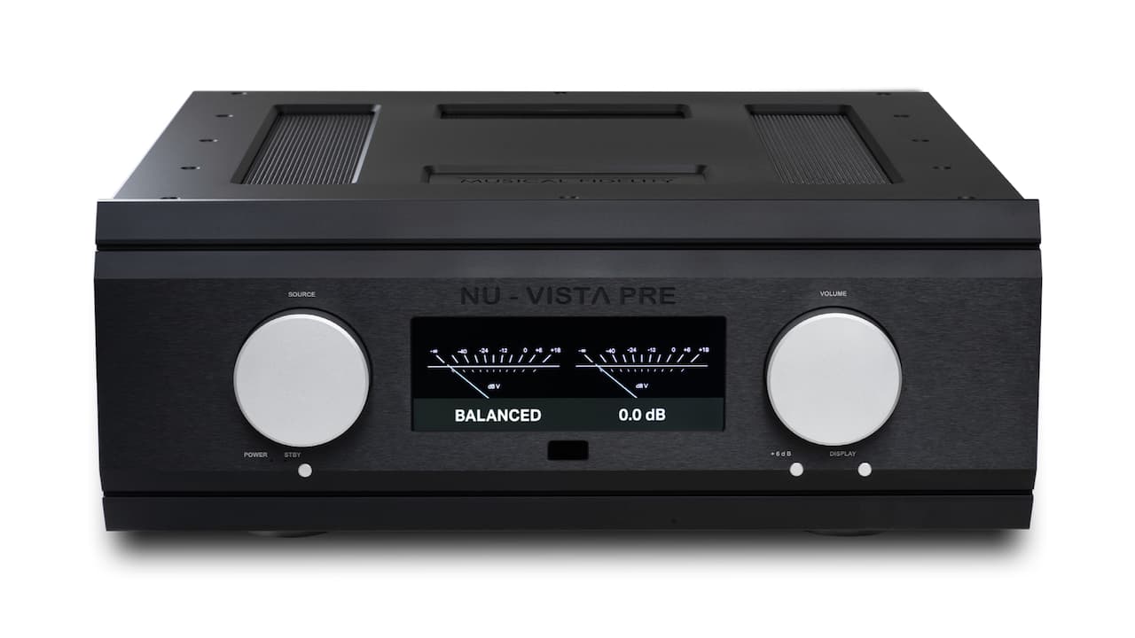 Musical Fidelity Nu-Vista PRE Black Front