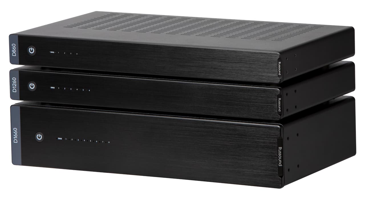 Russound D860, D1260 and D1660 Amplifiers