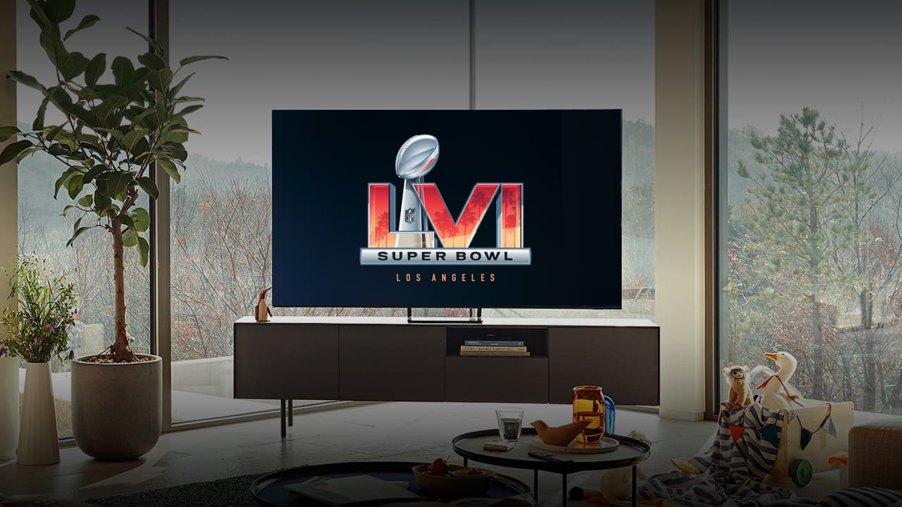 Samsung QLED 4K TV Lifestyle Super Bowl LVI Los Angeles