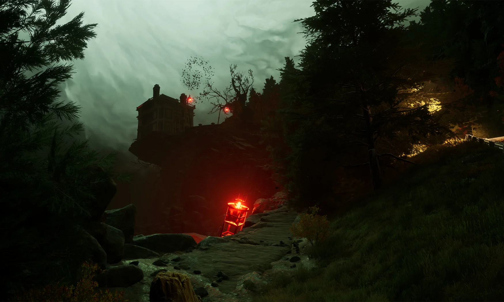 In Redfall, Arkane Studios paints an enchanting but also eerie depiction of a northeastern seaside town that's now overrun with vampires.