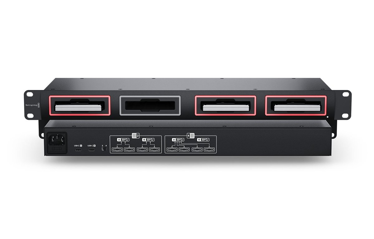 BlackMagic Design's MultiDock 10G.