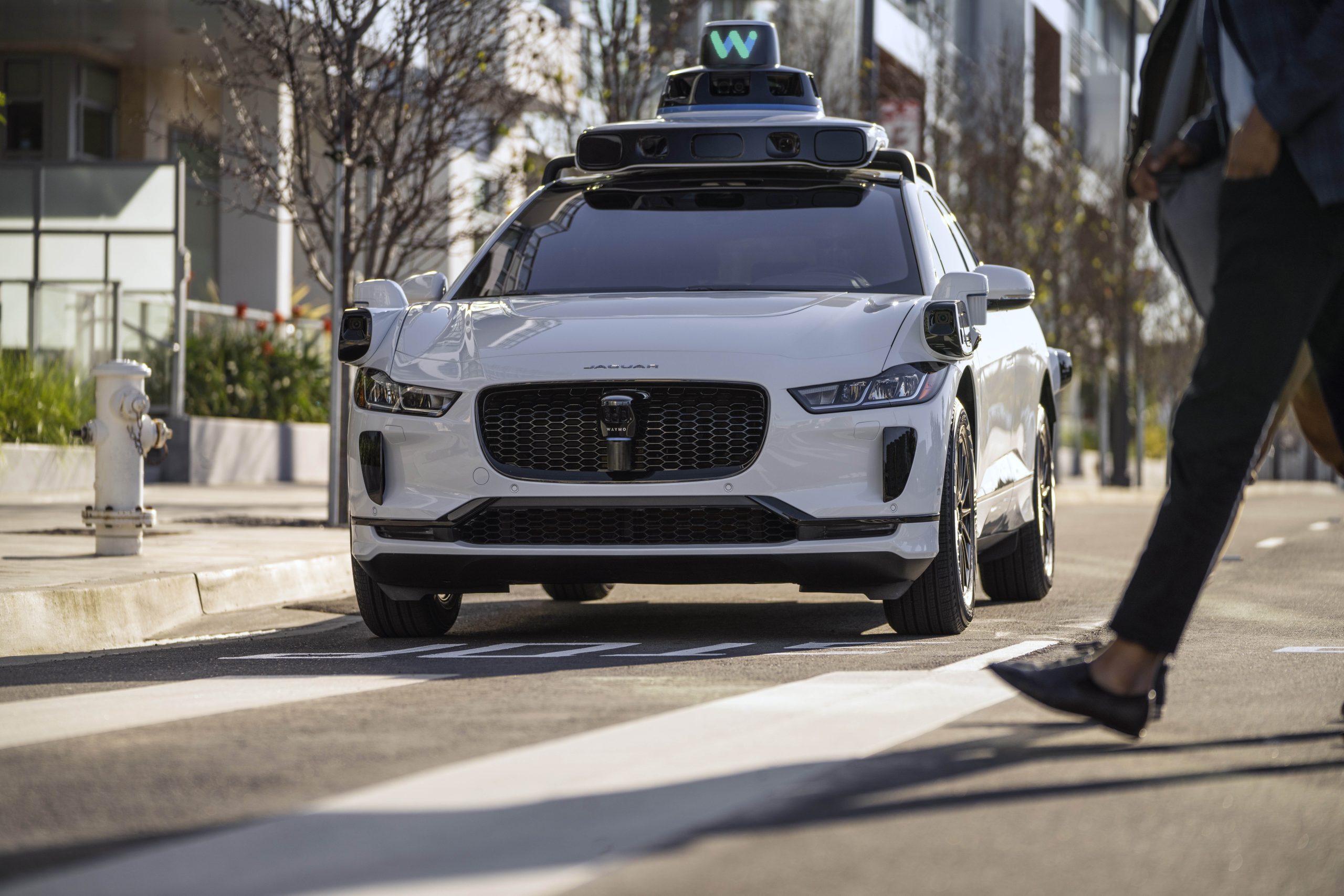 Waymo jaguar ipace autonomous vehicle