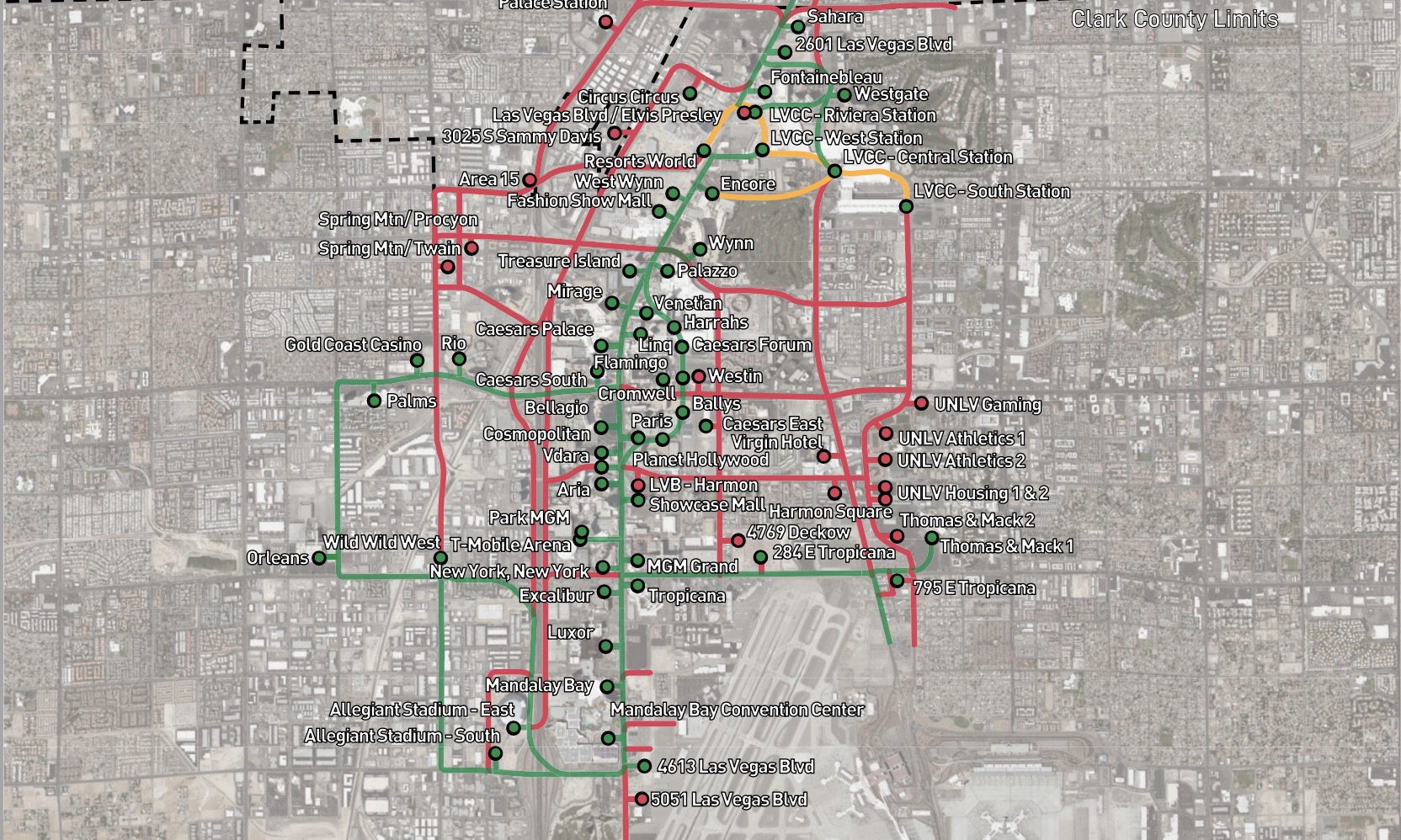 the boring company proposed Loop vegas