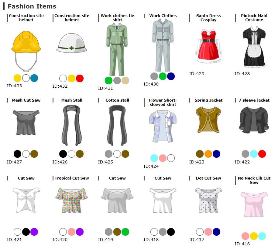avachara - fashion items