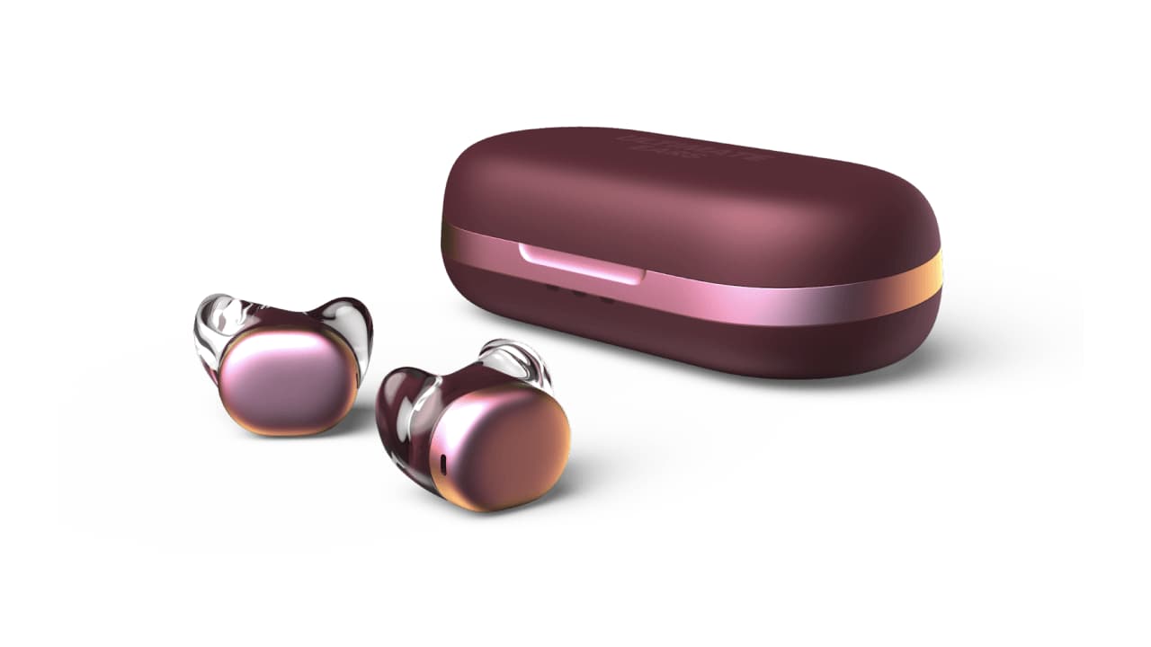 UE Drops Custom Fit Wireless Earphones with Charging Case in Rose Quartz