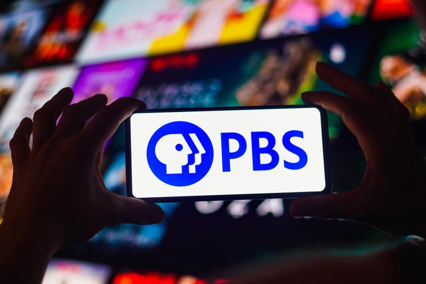 BRAZIL - 2022/09/02: In this photo illustration, the Public Broadcasting Service (PBS) logo is displayed on a smartphone screen. (Photo Illustration by Rafael Henrique/SOPA Images/LightRocket via Getty Images)