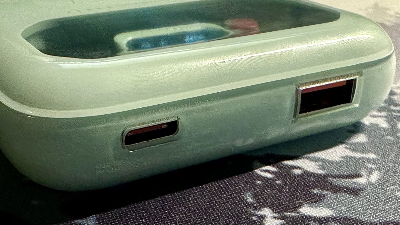 USB ports used for charging