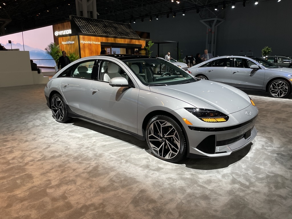 hyundai ioniq 6 at the new york auto show 2023