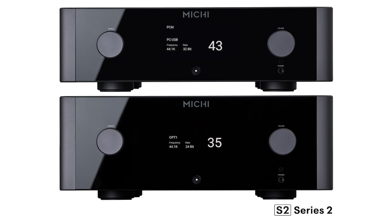 Rotel Michi X3 and X5 S2 Series 2 Integrated Amplifiers Front