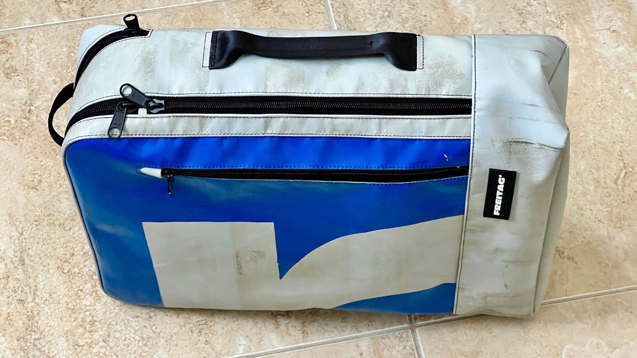 The Freitag Hazzard backpack is spacious yet not bulky