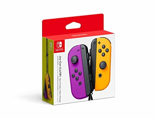 Nintendo Neon Purple/ Neon Orange Joy-Con (L-R)