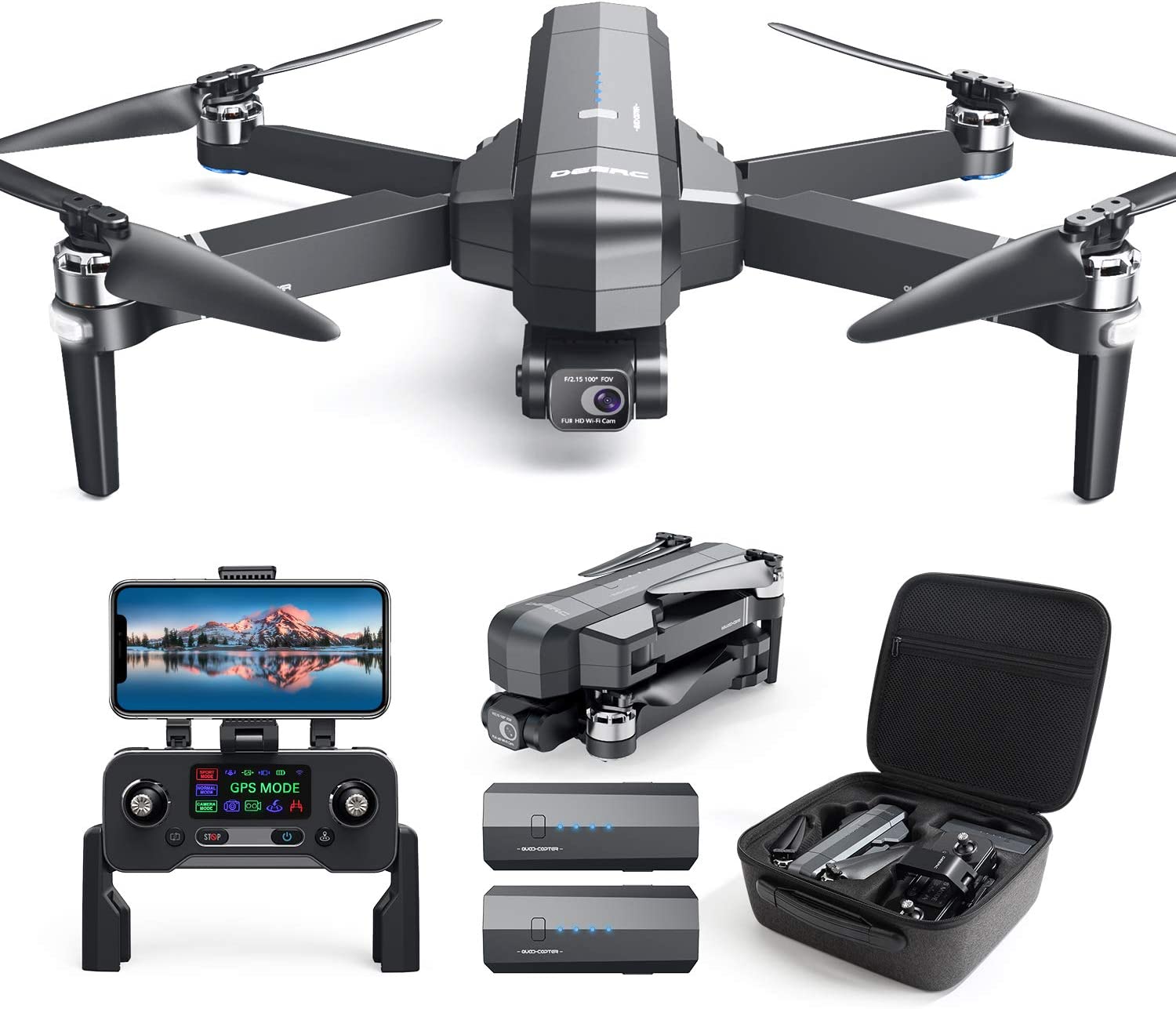 DEERC Quadcopter for Adults