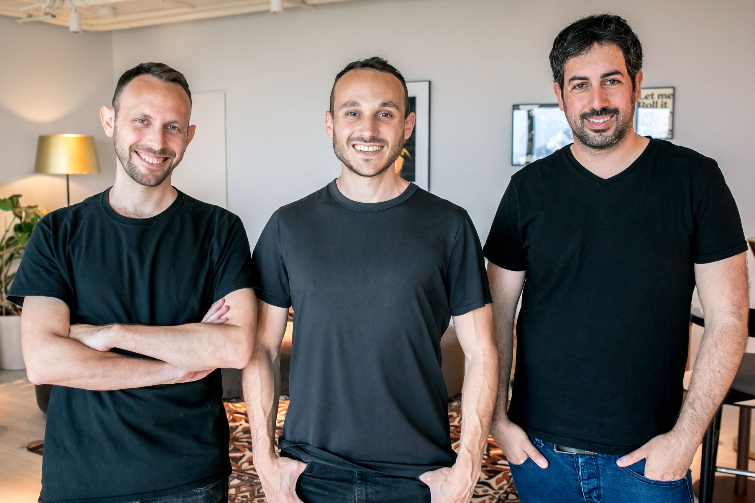 Ballerine founders: Noam Izhaki (CEO) Nitzan Gelbard (CPO) & Alon Peretz (CTO)