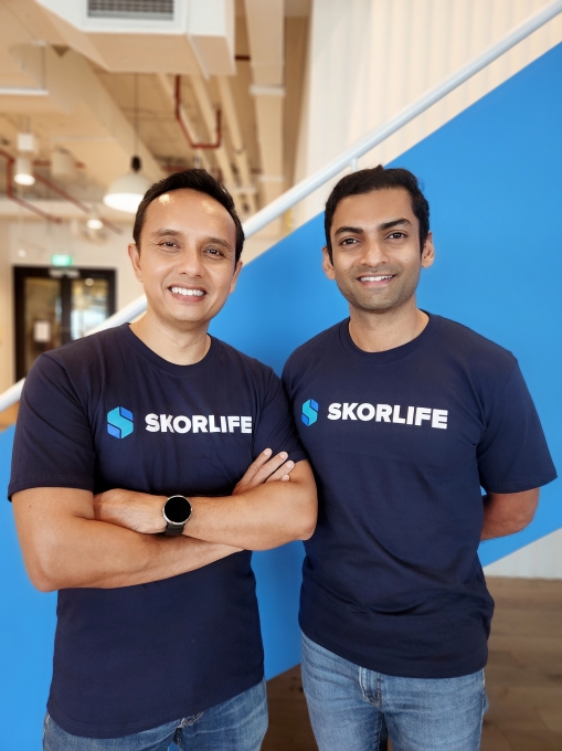 Skorlife founders Ongki Kurniawan and Karan Khetan