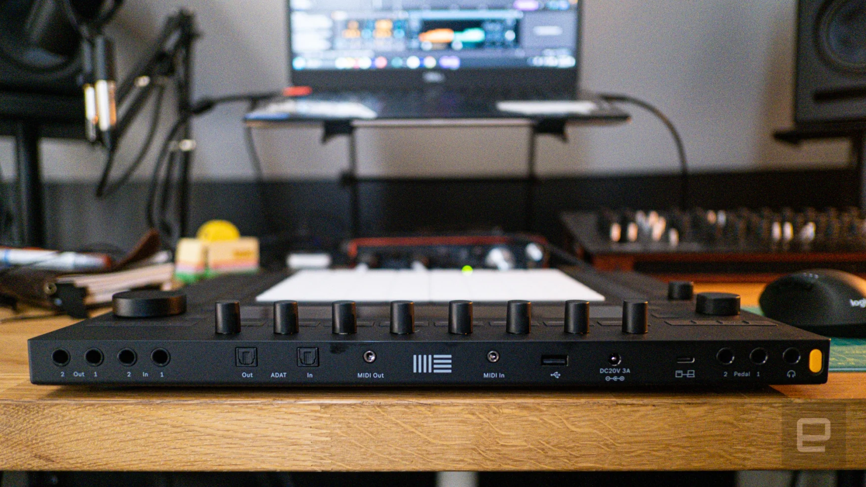 Ableton Push rear panel