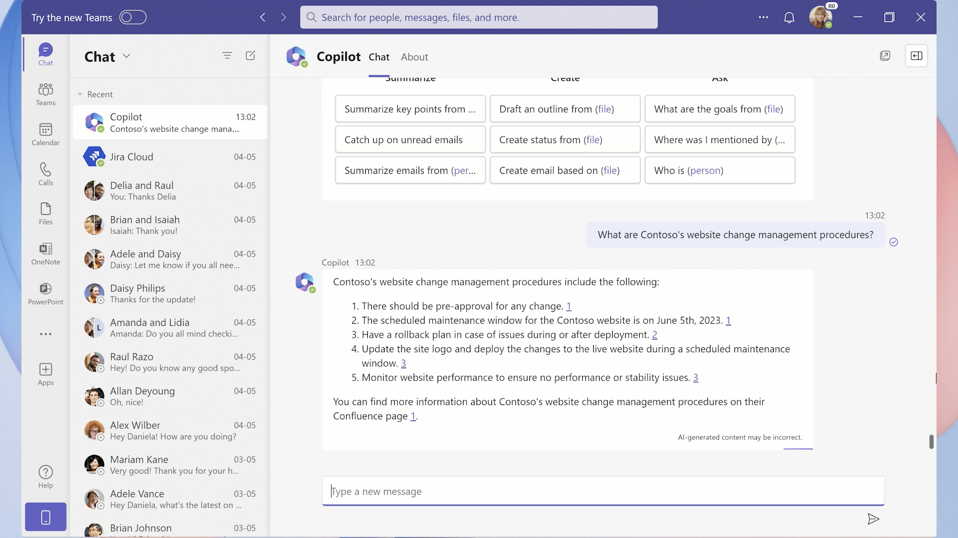 Microsoft Copilot plugins