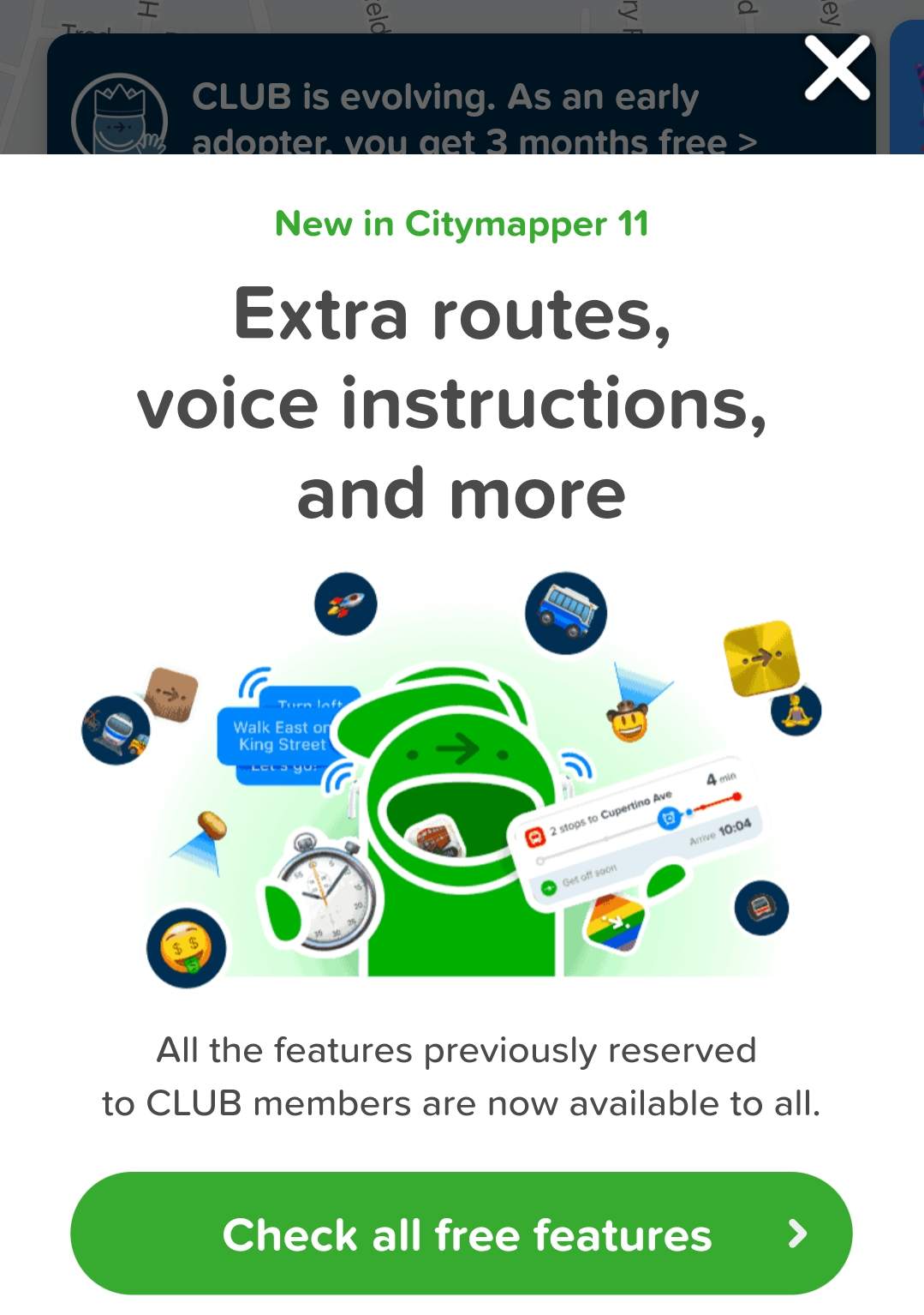 Citymapper: Remove ads