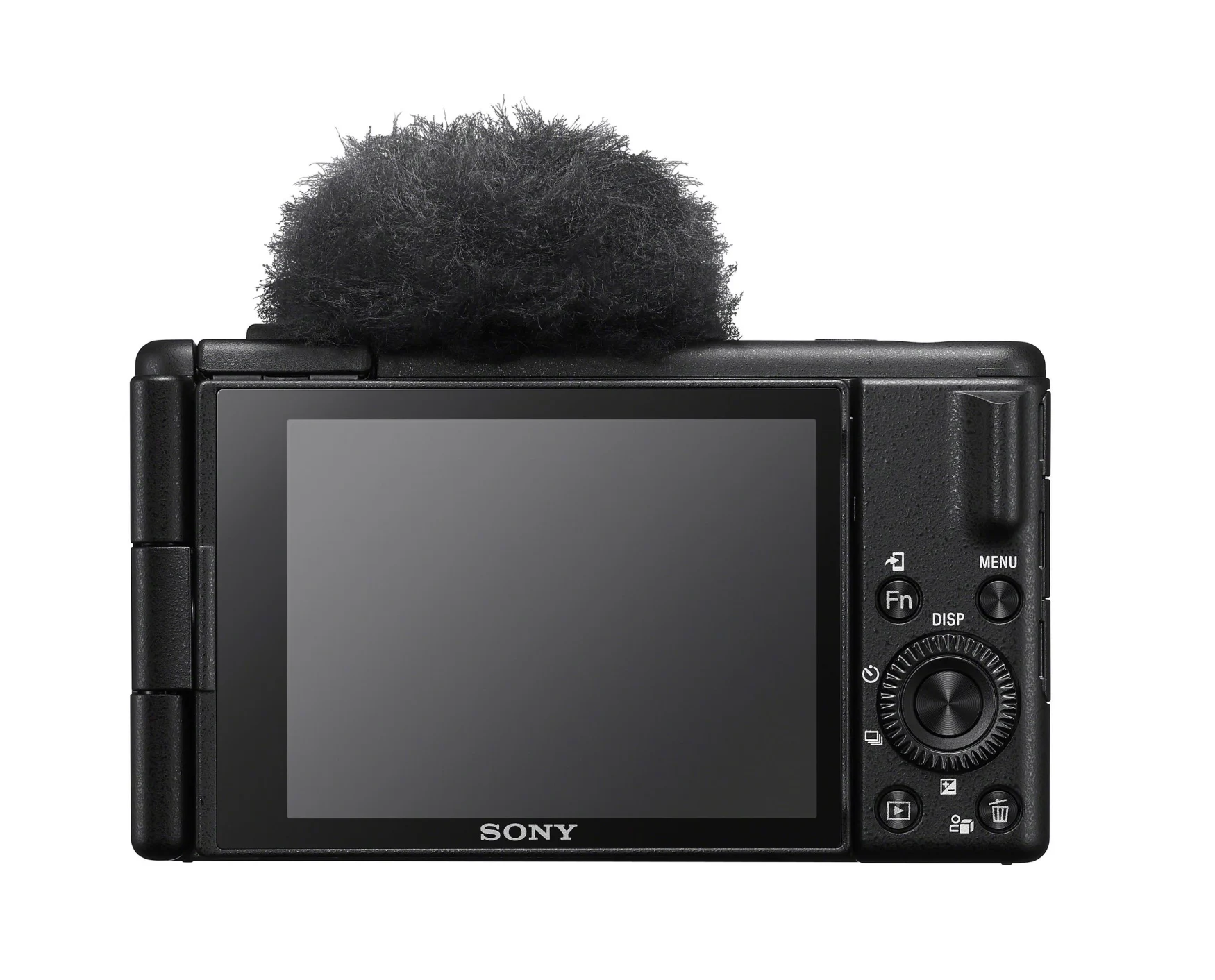 Sony's ZV-1 II has a wide lens so you can fit your whole face in while vlogging