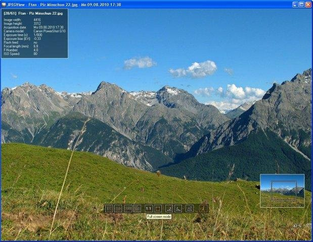 JPEGView free Photo viewer for Windows