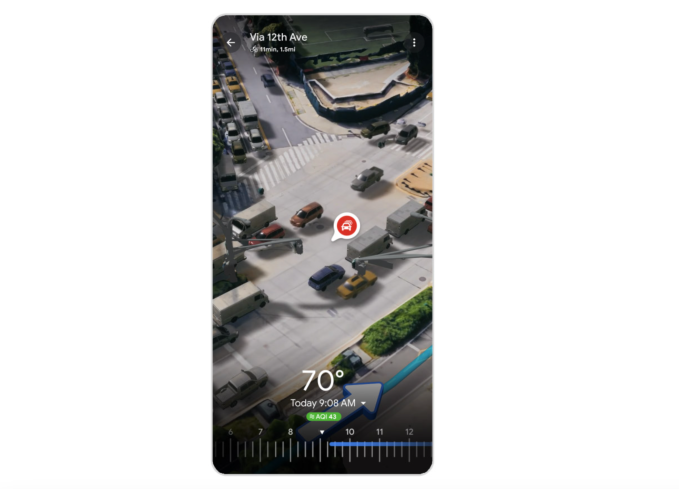 Google's new Immersive View for Routes feature