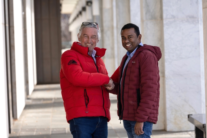 Main Sequence partner Mike Nicholls and JDoodle founder Gokul Chandrasekaran