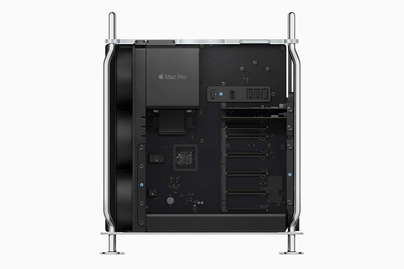 You do get PCIe expansion in the Mac Pro, but not an option to add more memory under Apple Silicon. 