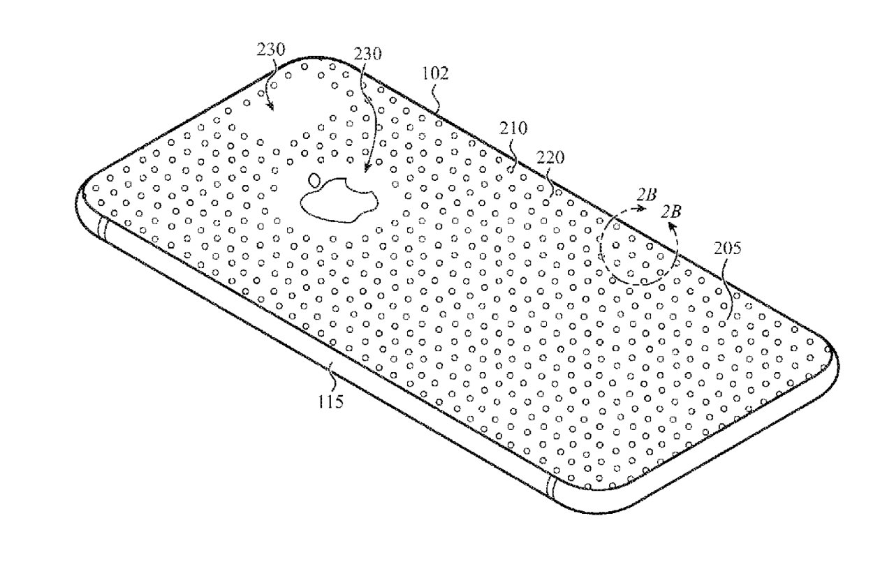 Detail from the patent showing rows of 