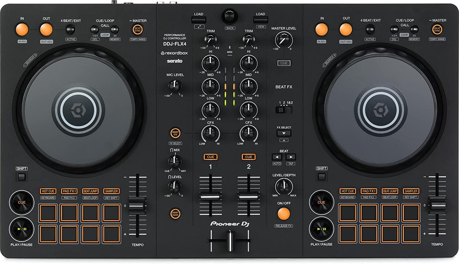 Pioneer DJ DDJ-FLX4 4 Channel DJ Controller