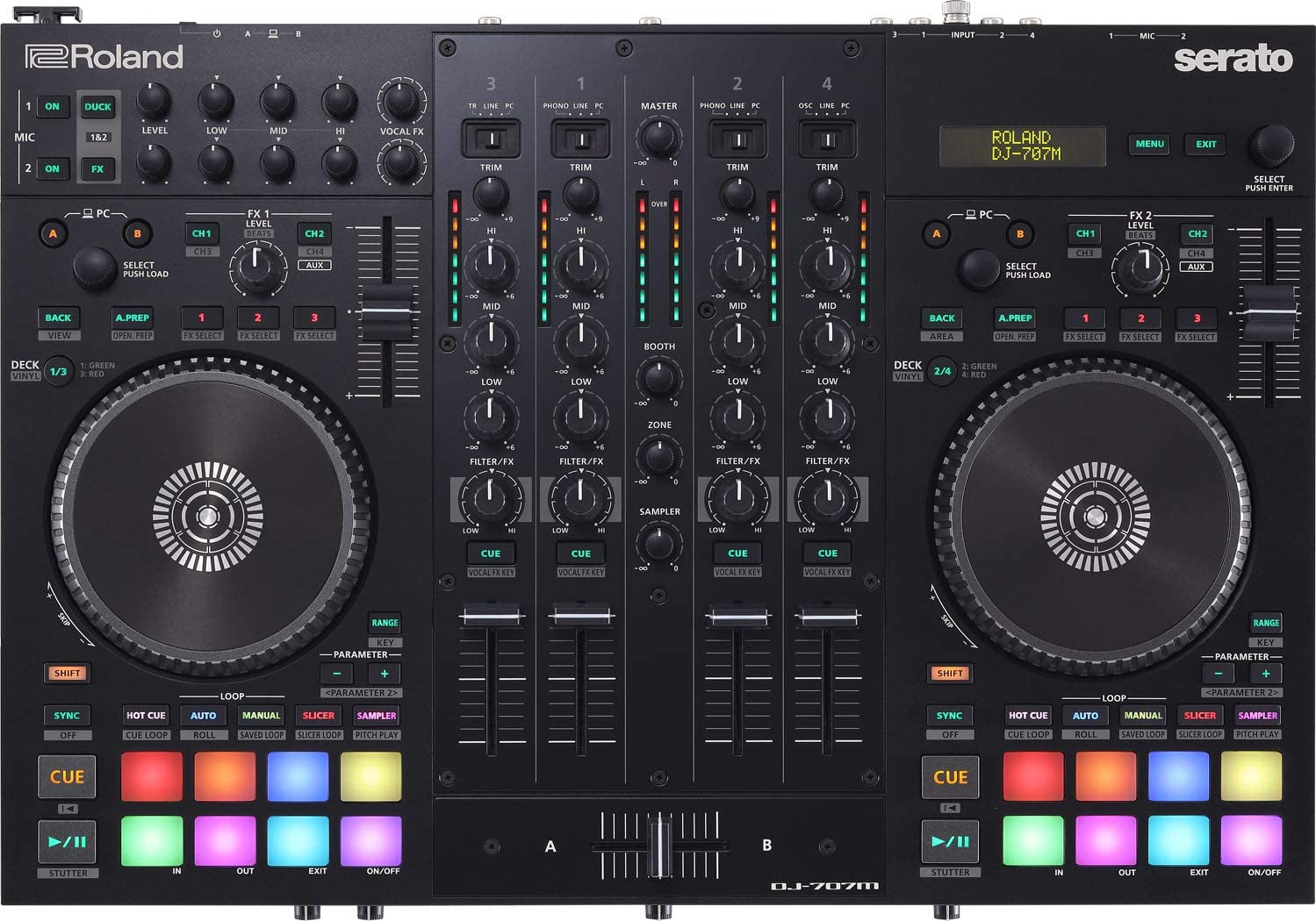 Roland DJ-707M DJ Controller for iPad