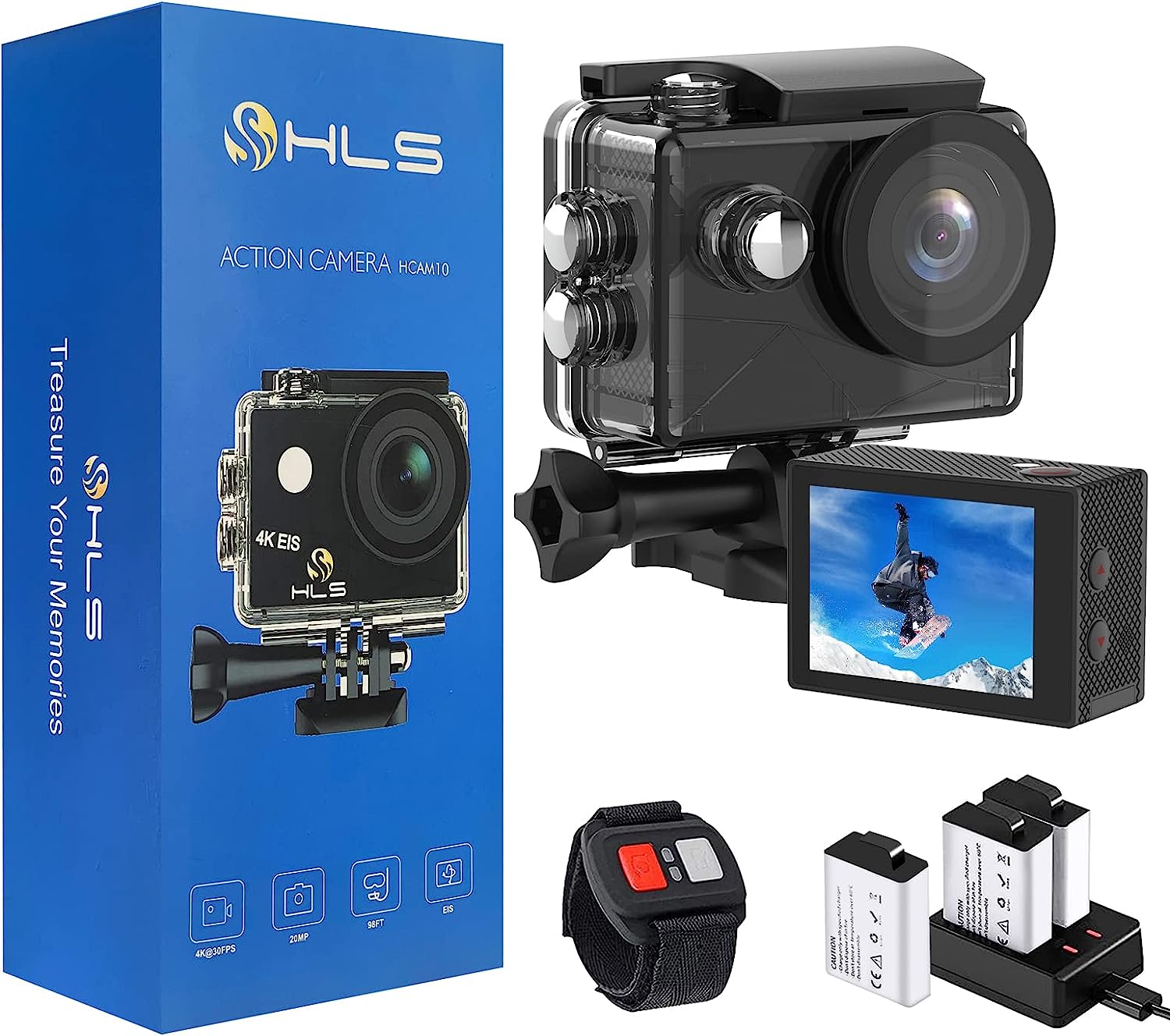 HLS Waterproof Action Camera