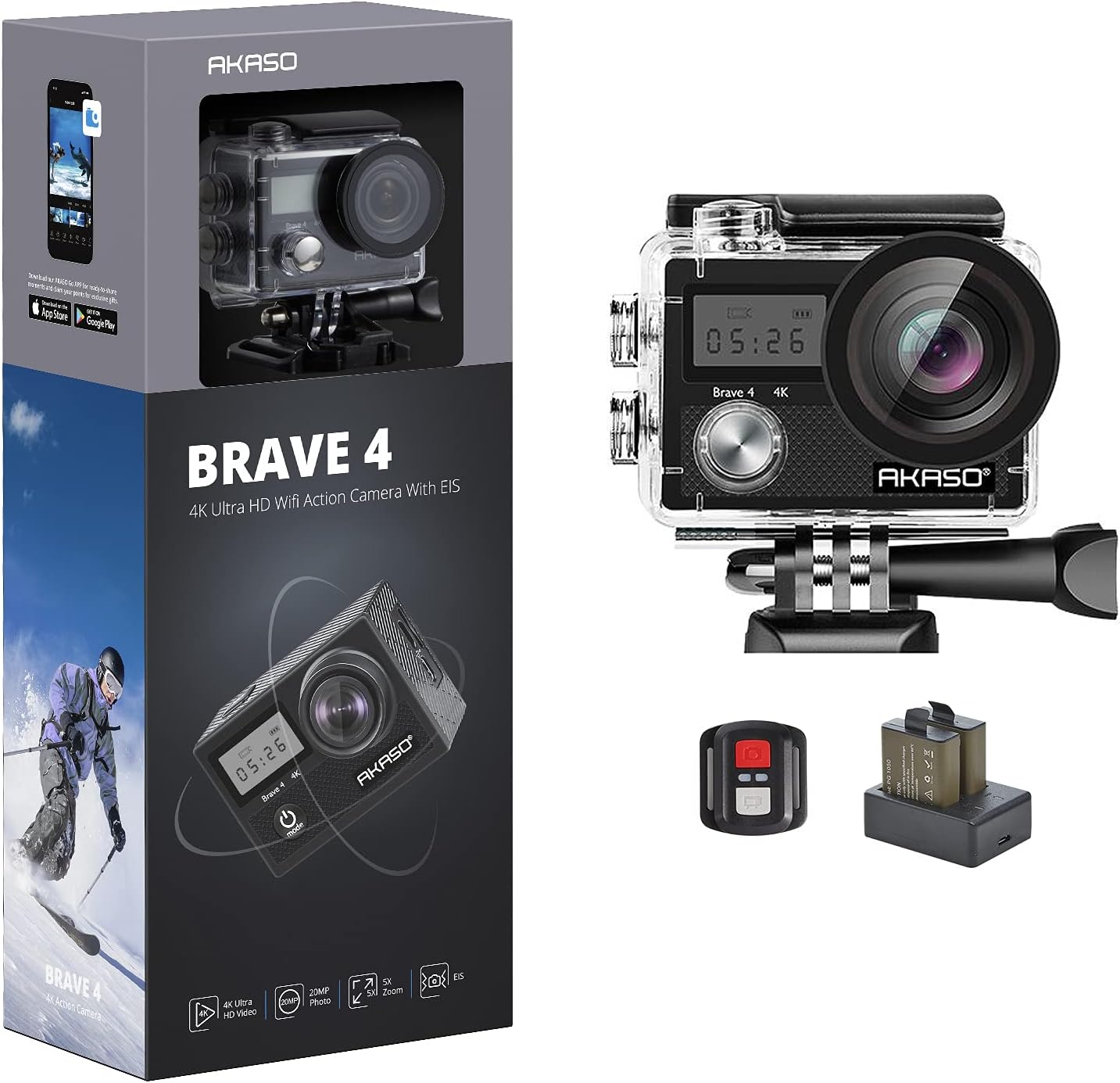 AKASO Brave 4 Waterproof Camera