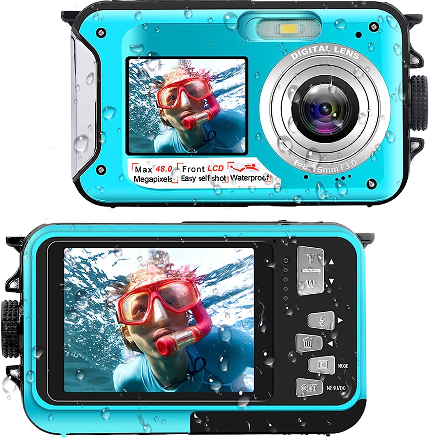 YISENCE Waterproof Digital Camera