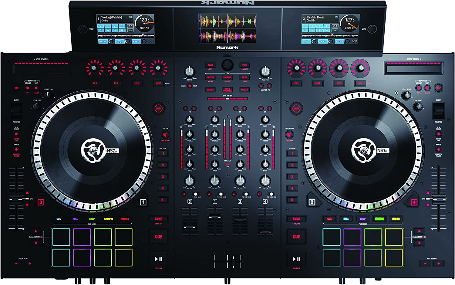 Numark NS7III DJ Controller with Screens