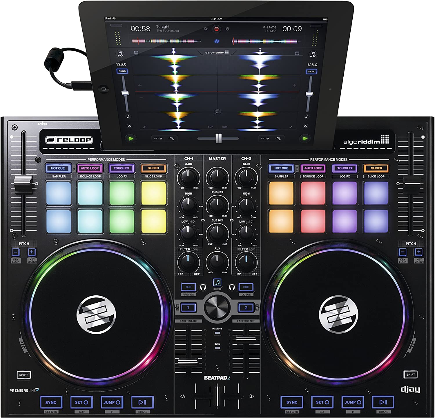 Reloop Beatpad-2 DJ Controller with Screen