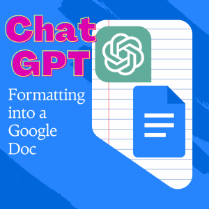 Cleaning Up ChatGPT in a Google Doc