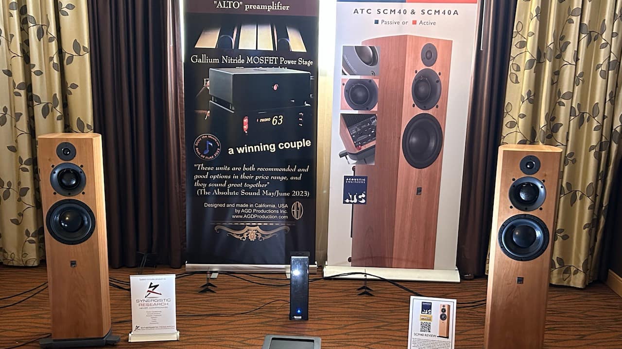 ATC SCM40 Loudspeakers at T.H.E. Show 2023