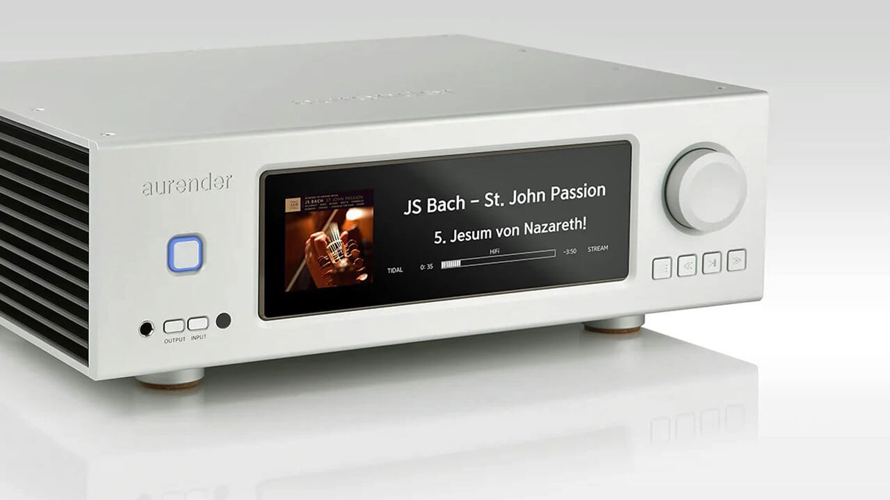 Aurender AP-20 Integrated Amplifier Angle