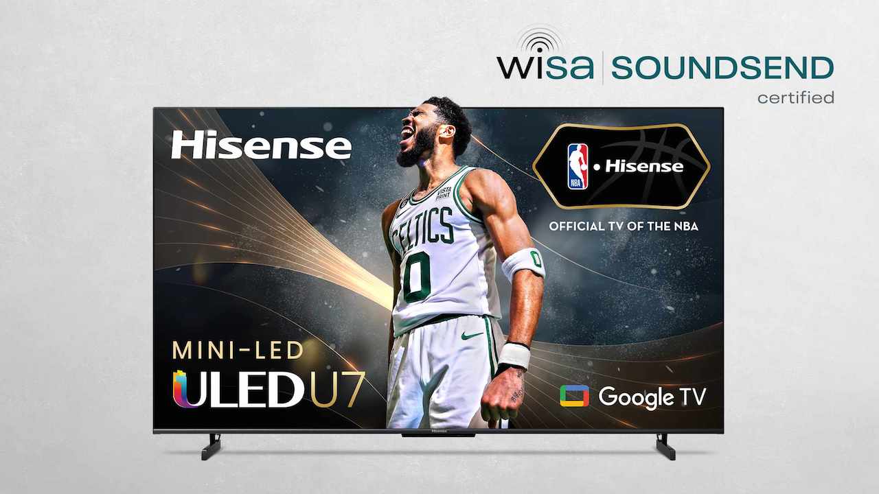 Hisense U7 Mini-LED 4K TV WiSA SoundSend Certified