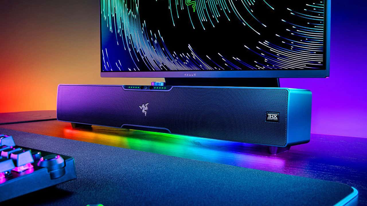 Razer Leviathan V2 Pro Gaming Soundbar with AI Head-Tracking