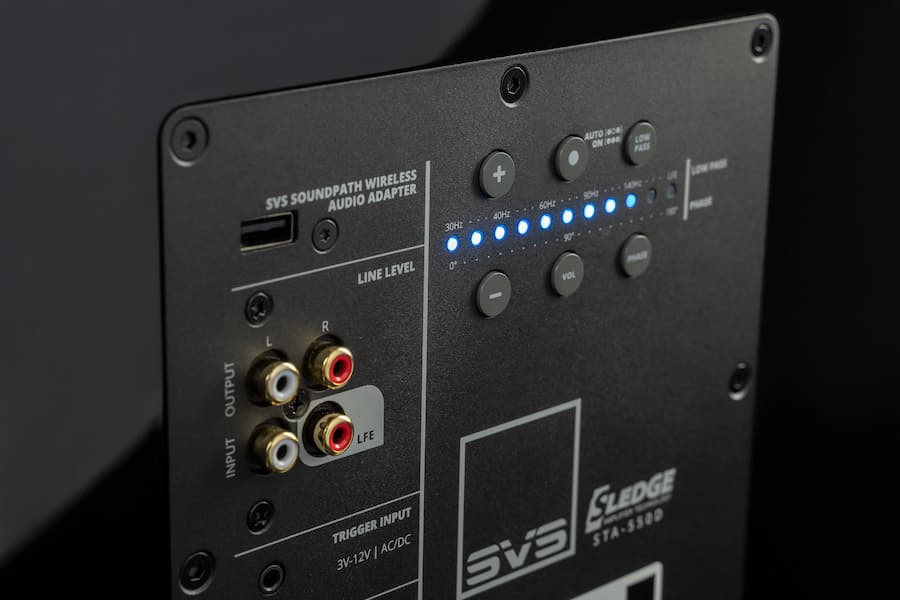 SVS SB-2000 Pro Subwoofer Amp Rear Detail