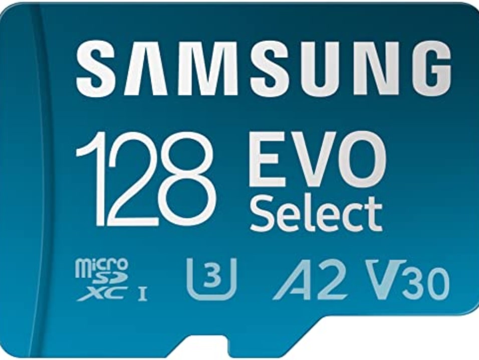 SAMSUNG EVO Select Micro SD-Memory-Card + Adapter