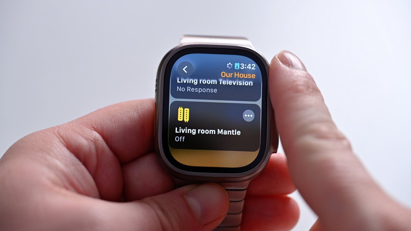 Apple Home controls on Apple Watch